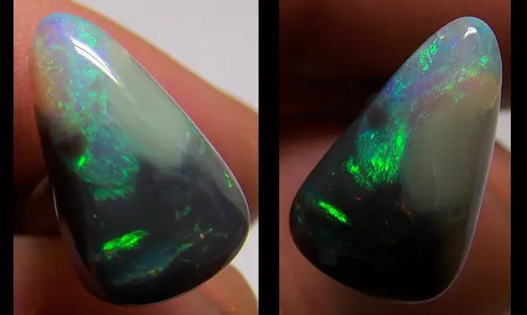 SOLID BLACK OPAL 4.80 CT L. RIDGE