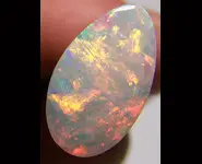 SOLID WHITE OPAL 2.40 CT L. RIDGE