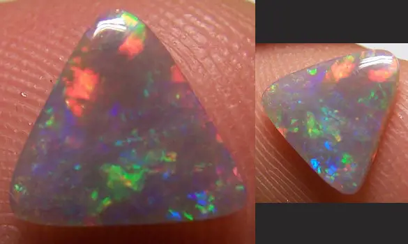 SOLID DARK OPAL 0.85 CT AUSTRALIA