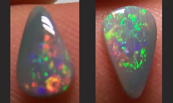 SOLID OPALE DARK 0.65 CT AUSTRALIE