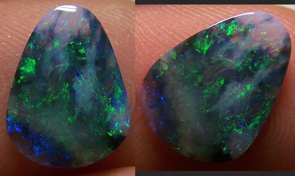 SOLID BLACK OPAL 1.60 CT AUSTRALIA