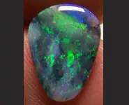 SOLID BLACK OPAL 1.60 CT AUSTRALIA