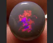 SOLID BLACK OPAL 3.65 CT AUSTRALIA