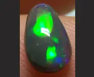 SOLID BLACK OPAL 0.85 CT AUSTRALIA