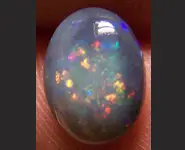 SOLID BLACK OPAL 1.70 CT AUSTRALIA
