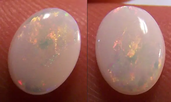 SOLID OPALE BLANCHE 0.75 CT C. PEDY