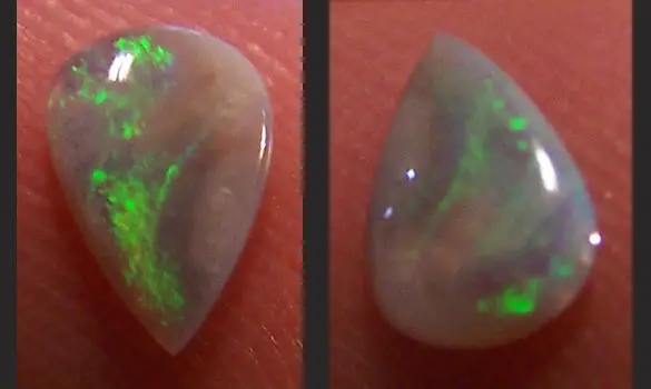 SOLID DARK OPAL 0.35 CT MINTABIE