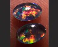 2 OPALS TRIPLET 6x4mm COOBER PEDY