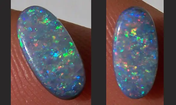 SOLID BLACK OPAL 0.95 CT AUSTRALIA