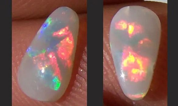 SOLID OPALE CRISTAL 0.55 CT L. RIDGE