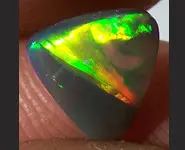SOLID BLACK OPAL 0.75 CT AUSTRALIA