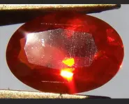 OPALE DE FEU FACETTEE 0.90 CT MEXIQUE