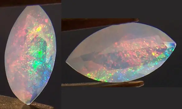 OPALE FACETTEE CONTRALUZ MEXIQUE