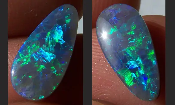 HARLEQUIN DARK OPAL 2.25 CT L. RIDGE