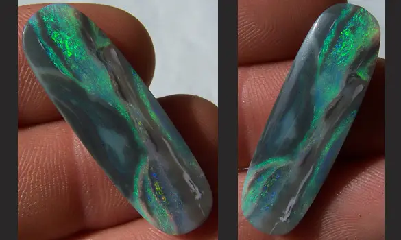 SOLID OPALE DARK 13.10 CT L. RIDGE