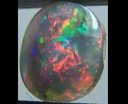 SOLID BLACK OPAL 0.60 CT AUSTRALIA
