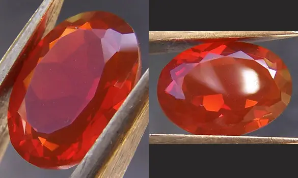 OPALE DE FEU FACETTEE 2.05 CT MAGDALENA