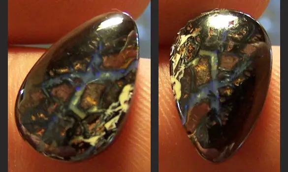 CUT KOROIT OPAL 6.95 CT QUEENSLAND