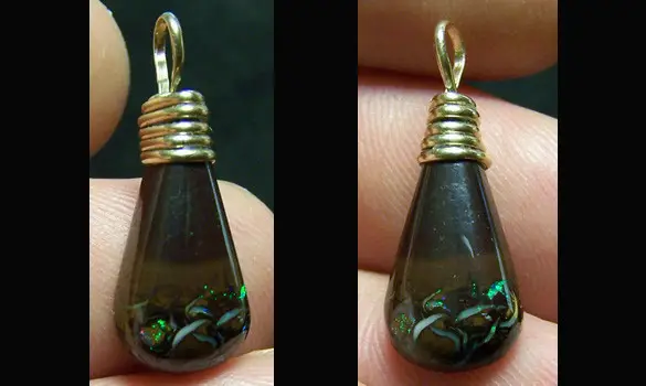 PENDENTIF OR 14K GF - OPALE KOROIT