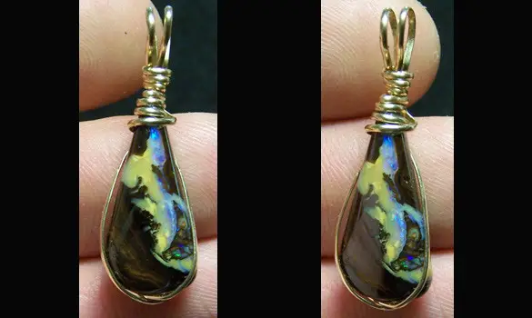 PENDENTIF OR 14K GF - OPALE KOROIT