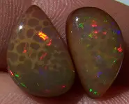 2 HONEYCOMB OPALS 6.25 CT WELO SET