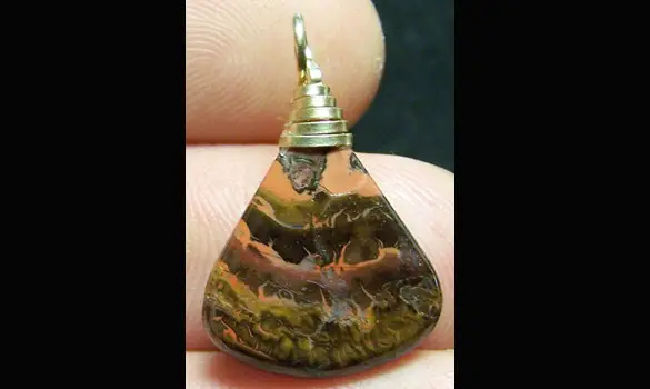 GOLD 14K GF OPAL KOROIT PENDANT