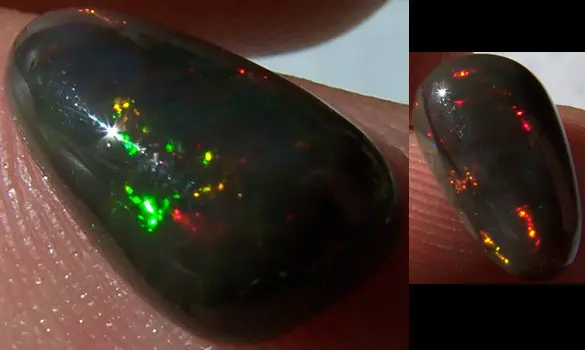 RARE BLACK OPAL 2.40 CT WELO ETHIOPIA
