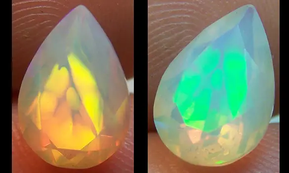 OPALE CRISTAL FACETTEE 2.10 CT ETHIOPIE