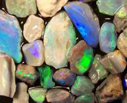 SOLID BLACK OPAL ROUGH 1855CT AUSTRALIA